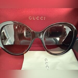 Gucci Havana Brown Sunglasses GG0368S